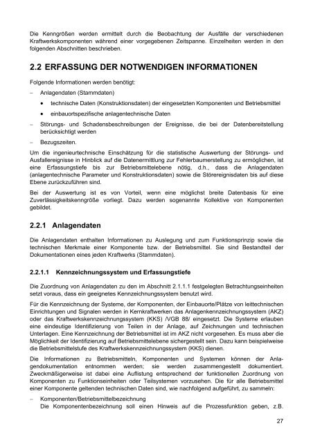 Daten zur probabilistischen Sicherheitsanalyse für Kernkraftwerke ...