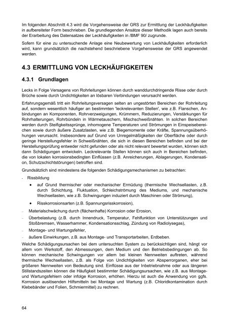 Daten zur probabilistischen Sicherheitsanalyse für Kernkraftwerke ...