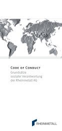 Code of Conduct - Rheinmetall AG