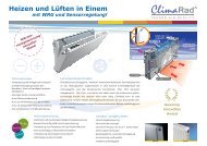 Heizen und Lüften in Einem - Climarad