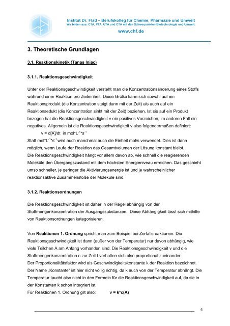 Diese Projektarbeit komplett downloaden ... - Institut Dr. Flad