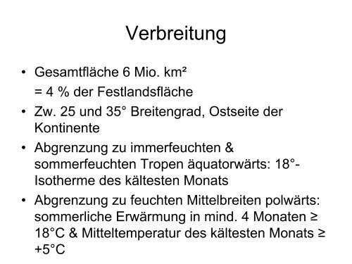 Ökoregionen & Makroökologie