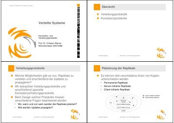 Verteilte Systeme - Universität zu Lübeck