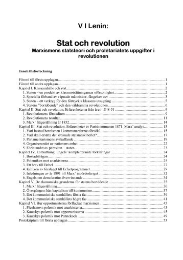 Stat och revolution - Marxistarkiv