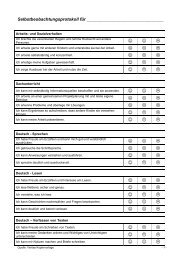 Selbstbeobachtungsprotokoll für - Blikk