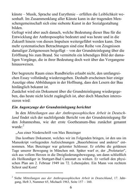 Zweiter Rundbrief - gerardwagner.de