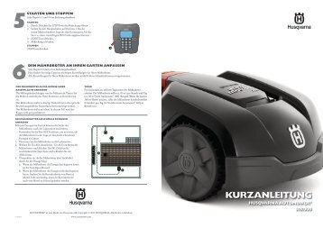 KURZANLEITUNG - download.myautomower.de - Automower