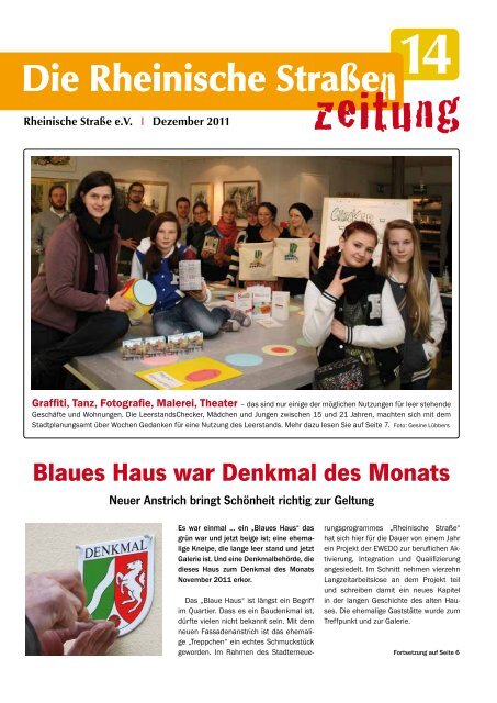 Rheinische Straßenzeitung - Ausgabe 14 [pdf, 3,2 ... - Stadt Dortmund