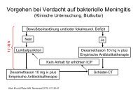 Vorgehen bei Verdacht auf bakterielle Meningitis