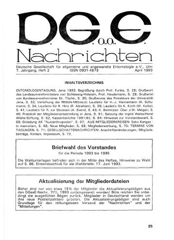 DGaaE-Nachr. 7(2)