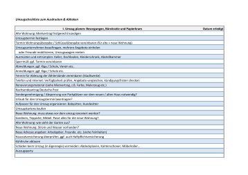 Umzug Checkliste als PDF herunterladen - Mein Haus und Garten