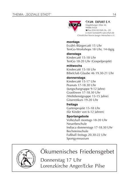 06/07 - Evangelische Kirchen in Erfurt