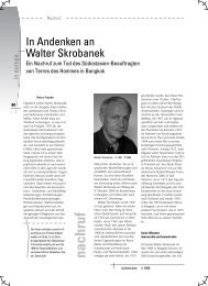 Zum Tod von Walter Skrobanek - Asienhaus