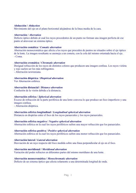 Nistagmus de los mineros tipos o clases