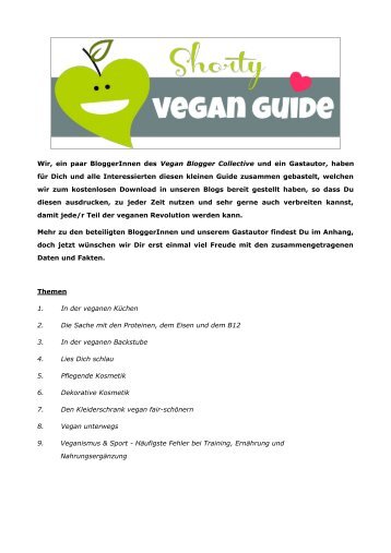 Shorty Vegan Guide - WordPress – www.wordpress.com