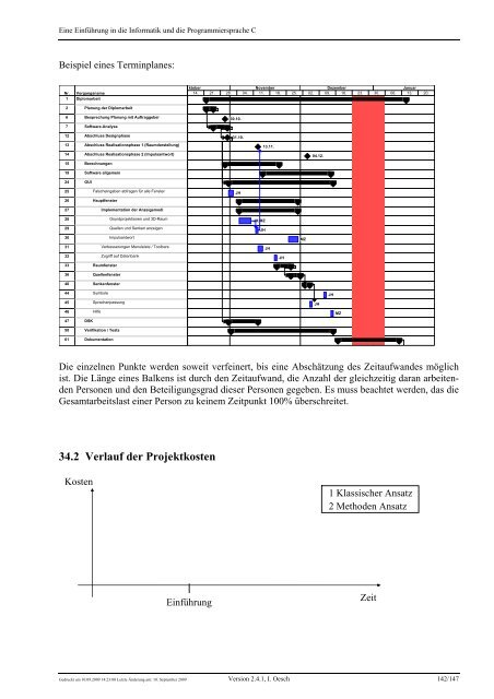 Eine Einführung in die Programmiersprache C und die Grundlagen ...