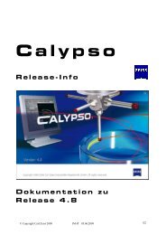 Release Info - Calypso 4 - Zeiss