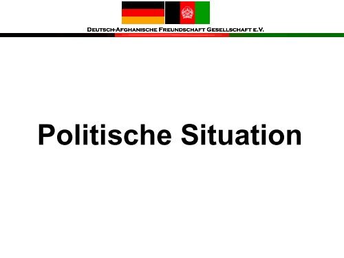 Deutsch-Afghanische Freundschaft Gesellschaft eV - bei der ...