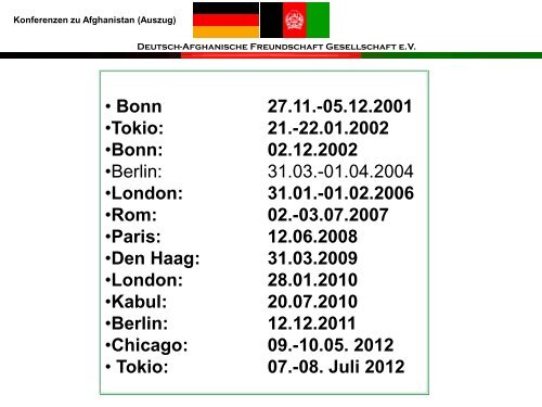 Deutsch-Afghanische Freundschaft Gesellschaft eV - bei der ...