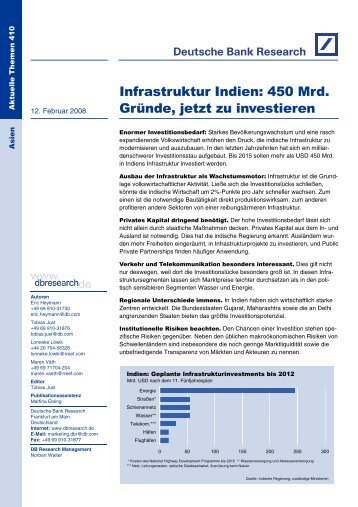 Infrastruktur Indien: 450 Mrd. Gründe, jetzt zu investieren