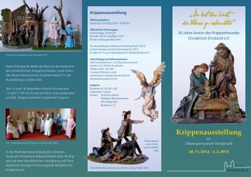 Krippenausstellung - Bistum Osnabrück