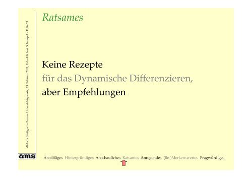 Dynamisches Differenzieren