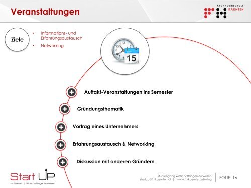 Kick-Off Veranstaltung der Gründerinitiative „Start UP“