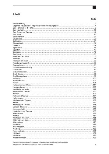 Band 4a Regionaler Flächennutzungsplan 2010 Gemeindeteil A-K