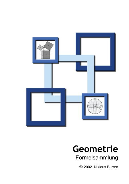 Formelsammlung Geometrie - niklausburren.ch