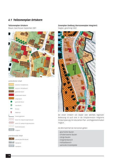 Nutzungsplanung Siedlung - Kanton Basel-Landschaft