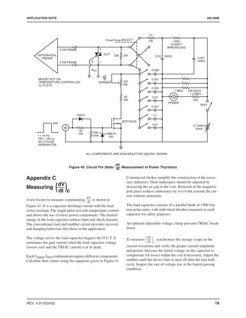 AN-3008 RC Snubber Networks for Thyristor Power Control and ...