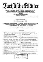 Inhaltsverzeichnis des 102. Jahrganges 1980