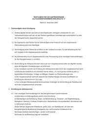 richtlinien für die gartenvergabe - Kleingartenverein Karlsfeld eV