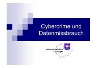 Cybercrime und Datenmissbrauch