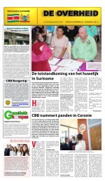 De Overheid Editie 70 - Gov.sr