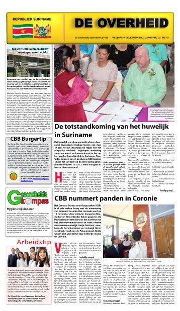 De Overheid Editie 70 - Gov.sr