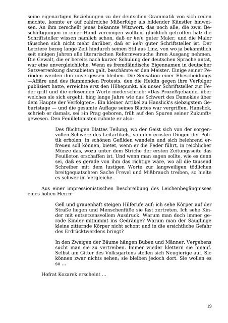 Karl Kraus Die demolierte Literatur Wien, 1897 ... - Welcker-online.de