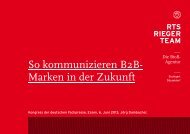 So kommunizieren B2B- Marken in der Zukunft - Deutsche Fachpresse