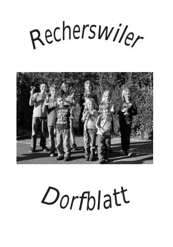Dorfblatt_2010_11 [PDF, 2.00 MB] - Recherswil