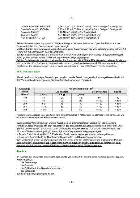 Stahlfaserbeton - Neue Bemessungsgrundlagen ... - Concrete