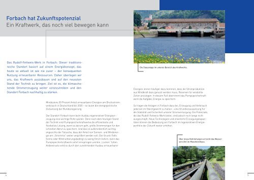 Informationsbroschüre PSW Forbach (933 kB ) PDF - EnBW