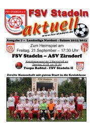 FSV Stadeln – ASV Zirndorf