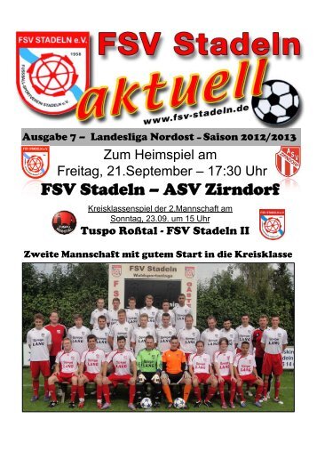 FSV Stadeln – ASV Zirndorf