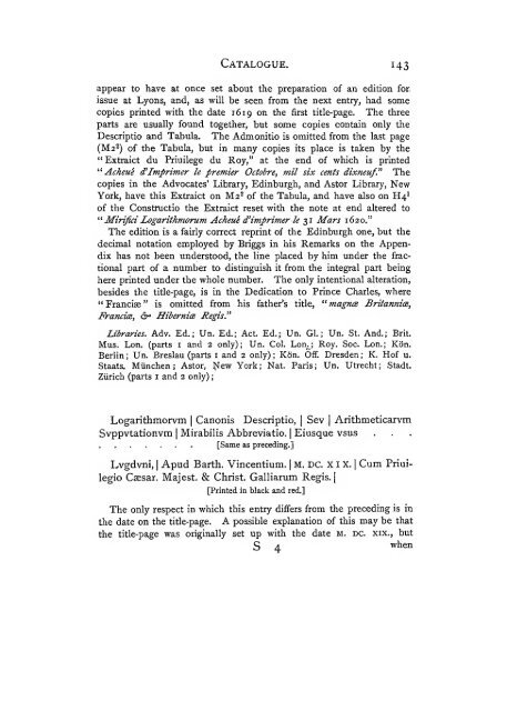 The construction of the wonderful canon of logarithms