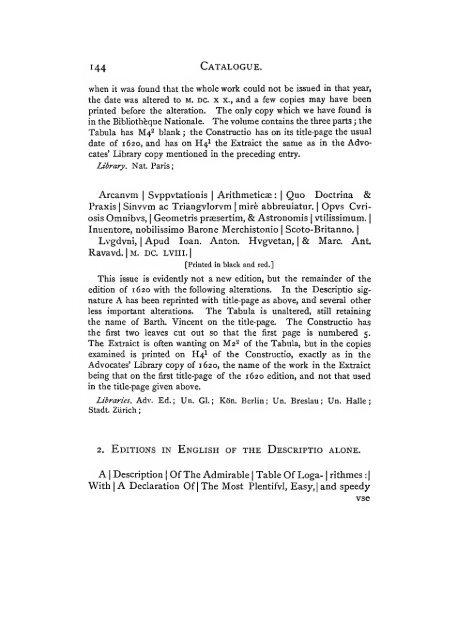 The construction of the wonderful canon of logarithms