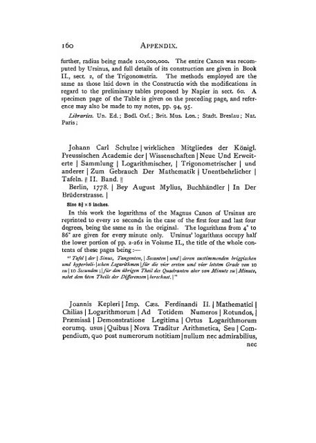 The construction of the wonderful canon of logarithms