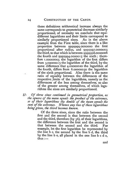 The construction of the wonderful canon of logarithms