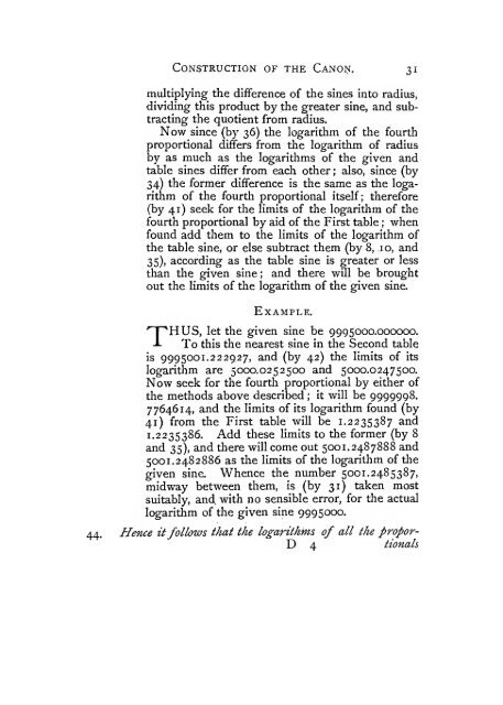 The construction of the wonderful canon of logarithms