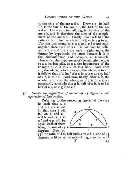 The construction of the wonderful canon of logarithms