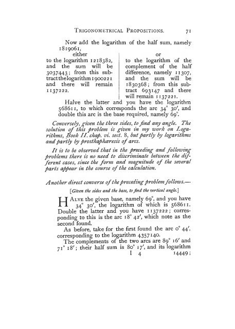 The construction of the wonderful canon of logarithms